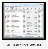 Dbf Viewer Freemail dbf reader free download