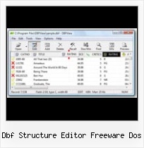 How To Fix Dbf File dbf structure editor freeware dos