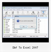Exel To Dbf Converter dbf to excel 2007