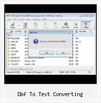Editor File Dbf dbf to text converting