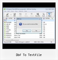 Open Dbf Into Excel dbf to textfile