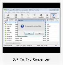 Xls To Dbf dbf to txt converter