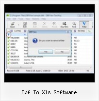 Convert Dbf To dbf to xls software
