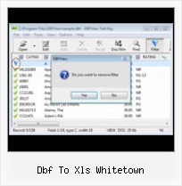 Import Csv Data Into Dbf dbf to xls whitetown