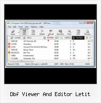 Importazione Date Dbf In Excel dbf viewer and editor letit