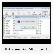 Dbf Dos dbf viewer and editor letit