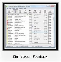 Edit Dbf Files dbf viewer feedback