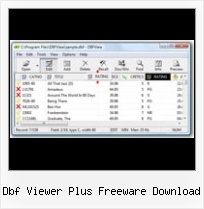 Dbf Menggabungkan File Format Dbf dbf viewer plus freeware download