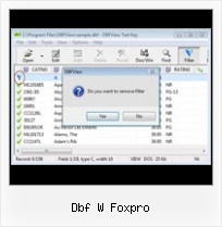 Asp Net Import Dbf File dbf w foxpro
