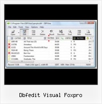 Access Dbase dbfedit visual foxpro