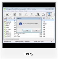 Dbase File Editor dbfpy