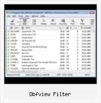 Viewing A Dbf dbfview filter