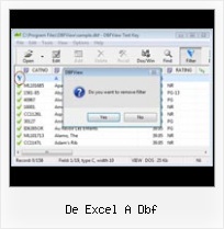 Visor Dbf Exportar de excel a dbf
