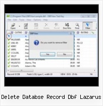 Foxpro Dbf File In Ms Access delete databse record dbf lazarus