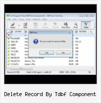 Dbfedit delete record by tdbf component