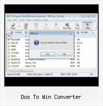 Dbf View Editor dos to win converter