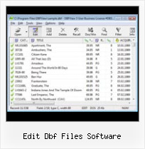 Delphi Save Dbf Txt edit dbf files software