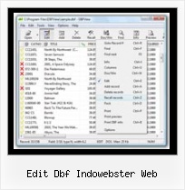 Foxpro Dbf Edit edit dbf indowebster web