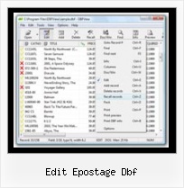 Dbf Field To Text edit epostage dbf