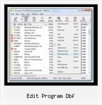 Edit Dbf File edit program dbf