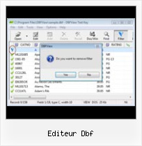 Dbfview 2000 editeur dbf