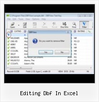 Open Large Dbf File editing dbf in excel