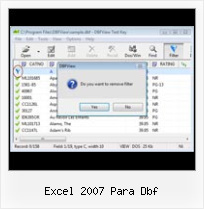 Can Excel Open Dbf Files excel 2007 para dbf