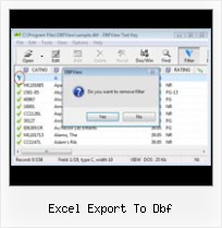 Convertir De Dbf A Excel excel export to dbf