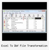 Convertir Xlsx A Dbf excel to dbf file transformation