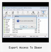 Download Dbf Open Setup export access to dbase