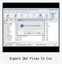Editar Dbf export dbf files to cvs