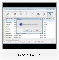 Como Convertir Xls En Dbf export dbf to