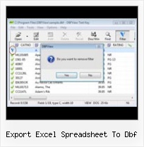 What Can Open Dbf Files export excel spreadsheet to dbf