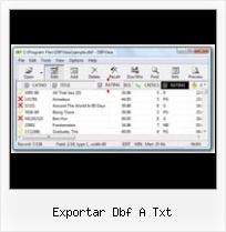 Converting Dbf Files To Txt exportar dbf a txt