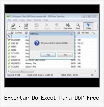 Dbf Icon exportar do excel para dbf free