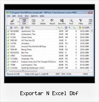 Ubuntu Convert Xls To Dbf exportar n excel dbf