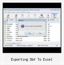 Dbf To Csv Conversion exporting dbf to excel