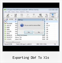De Csv A Dbf exporting dbf to xls