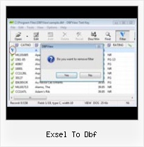 Convert Foxpro Database File exsel to dbf