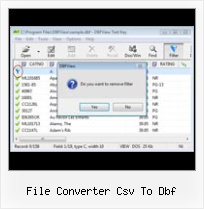 To Xls Foxpro file converter csv to dbf