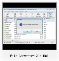 Save Excel To Dbf4 file converter xls dbf