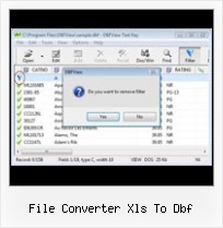 Sxcel Dbf Dile file converter xls to dbf