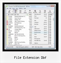 Import Dbf File Excel file extension dbf