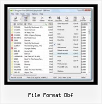 Open Sbf File file format dbf