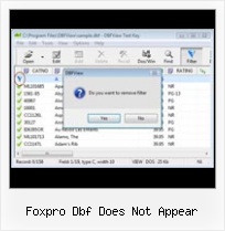 Convert Xls Dbf Free foxpro dbf does not appear