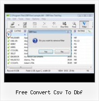 Konwersja Xls Dbf free convert csv to dbf