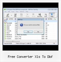 Dbf Editores free converter xls to dbf
