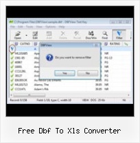 Converting Xls Into Dbf Format free dbf to xls converter