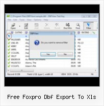 Convert Xsls To Dbf free foxpro dbf export to xls