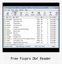 Open Dbf File In Excel free foxpro dbf reader